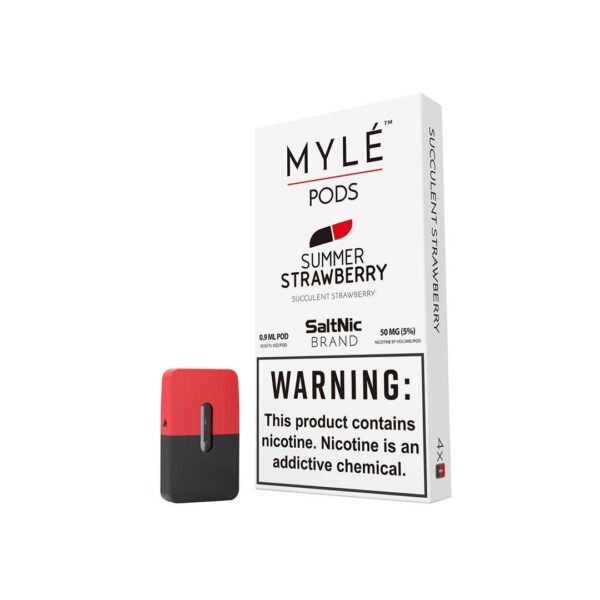 Summer Strawberry Myle Pods MYLE Pack of 4