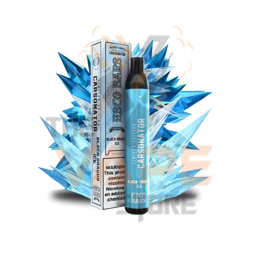 Black Dragon Ice – Esco Bars Limited Edition – 2500 Puffs 50MG Disposable Vape