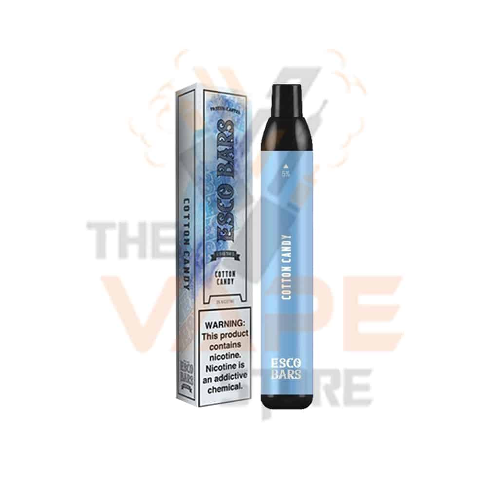 Cotton Candy  Esco Bars  2500 Puffs 50MG Disposable Vape - The Vape Store