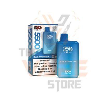 Blue Raspberry - IVG BAR DISPOSABLE VAPE 50MG 5500PUFF IN PAKISTAN