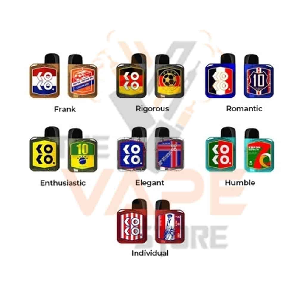 Uwell Caliburn KOKO Prime Vision Kit 7th Anniversary-World Cup Blind Box 18W