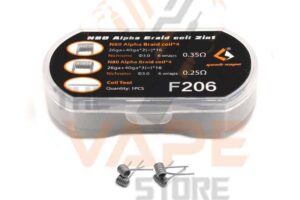GEEKVAPE F206 N80 ALPHA BRAID 2 IN 1 PREBUILT COILS