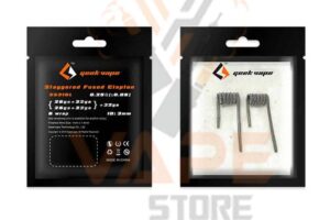 Geek Vape Pre-built Staggered Fused Clapton SS316L Coils Pack of 2