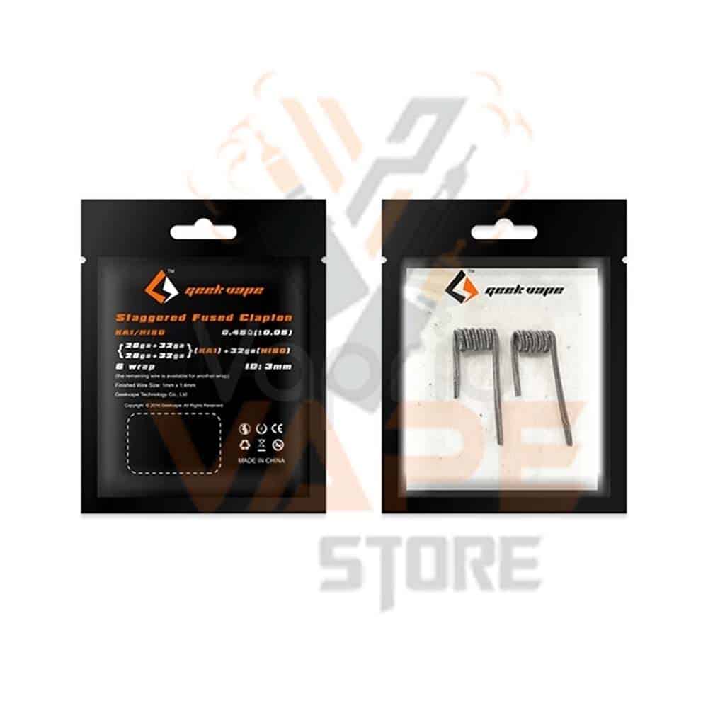 GeekVape Staggered Fused Clapton KA1/Ni80 coils 2 pcs