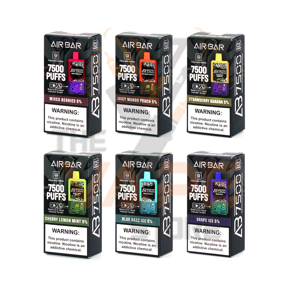 Air Bar AB7500 Puff Disposable Vape Device 5%