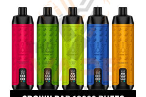 AL FAKHER CROWN BAR DISPOSABLE 12000 PUFFS SOUND WAVE 5MG