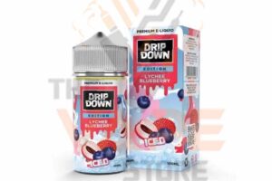 DRIP DOWN EDITION LYCHEE BLUEBERRY ICE FREE BASE 100ML