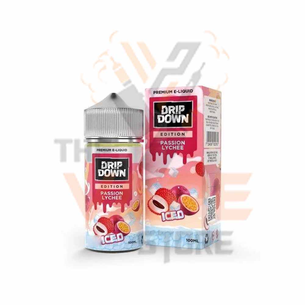 DRIP DOWN PASSION LYCHEE ICE FREE BASE 100ML