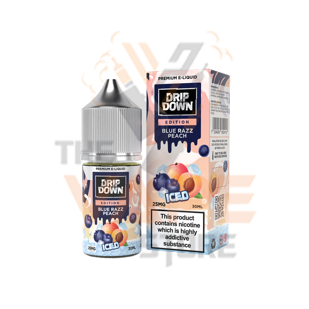 Sale Drip Down Edition Series Blue Razz Peach Ice 30ml