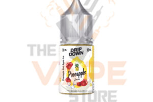 drip down Pineapple sereis Red Apple Ice. This premium e-liquid combines the juicy tang of ripe pineapples with the crisp, slightly tart flavuor of red apples,