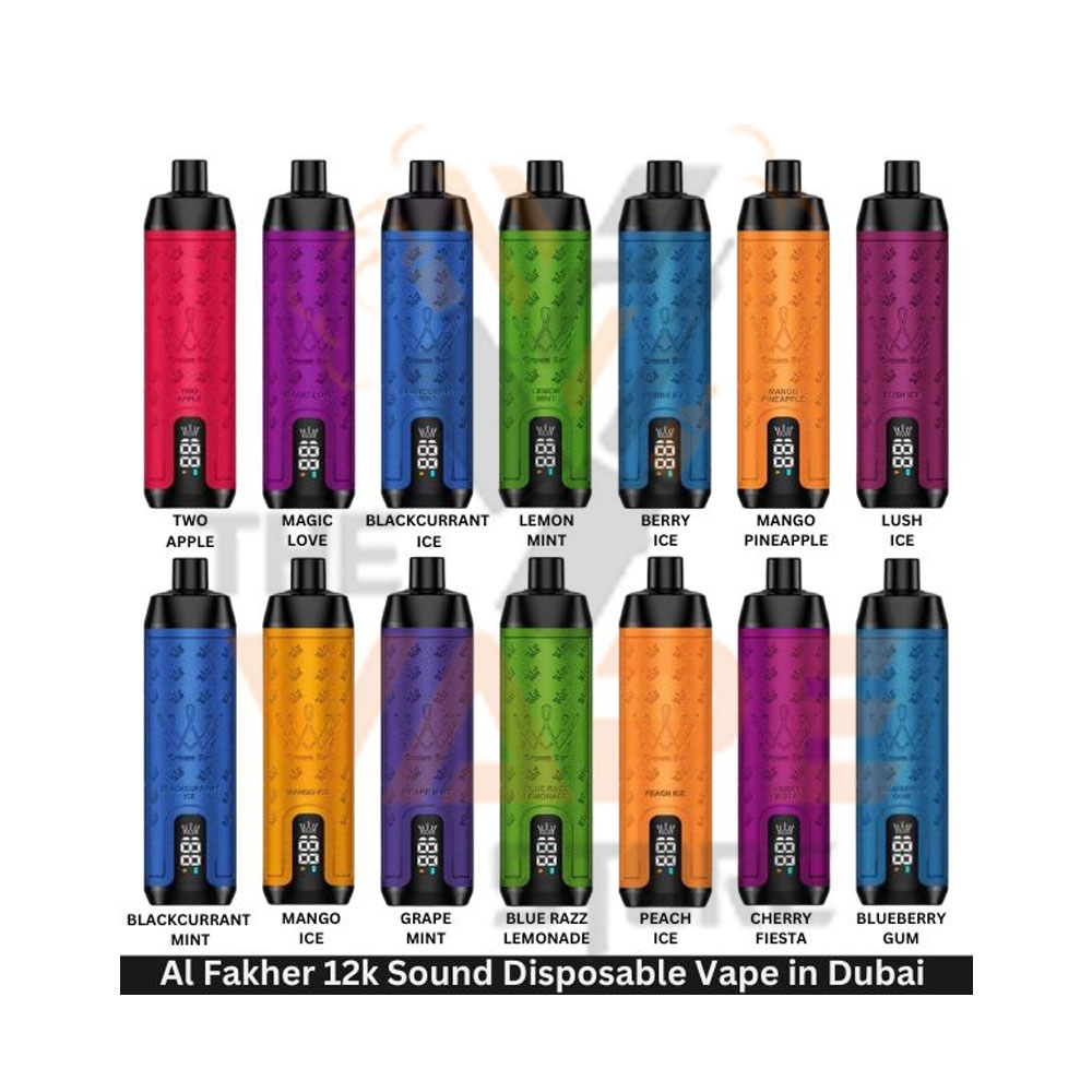 Al fakher crown bar 12k Puffs - Sound Disposable